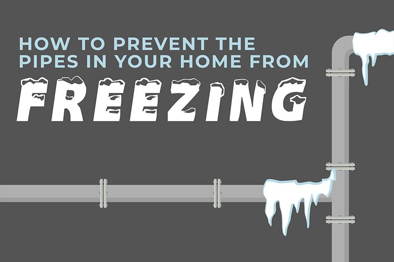How to Prevent the Pipes in Your Home From Freezing. Image shows animated title. of video.